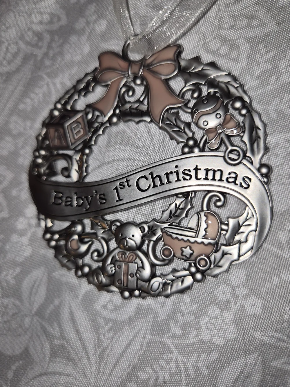 Ganz Baby's First Christmas ornament